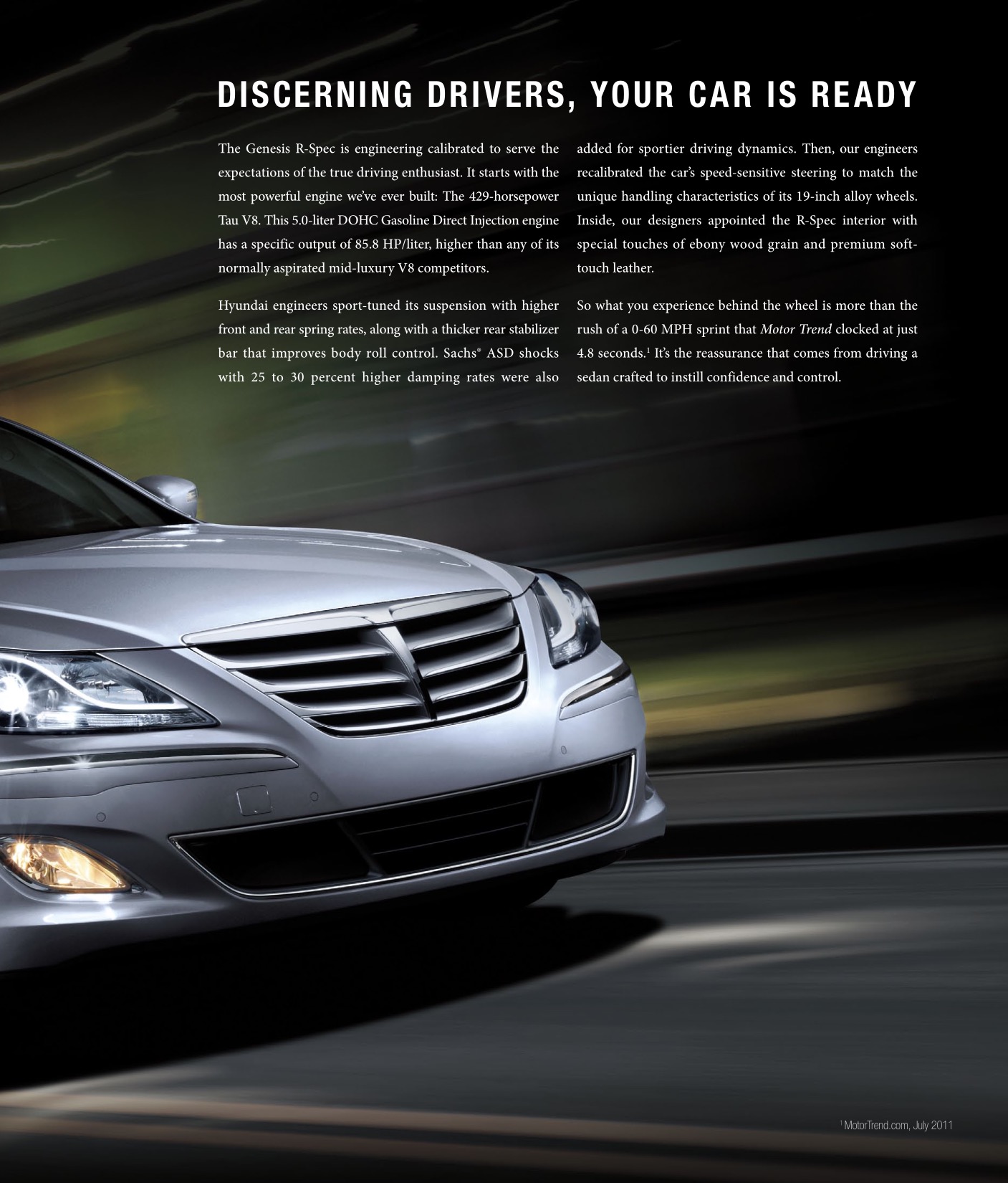 2013 Hyundai Genesis Brochure Page 10
